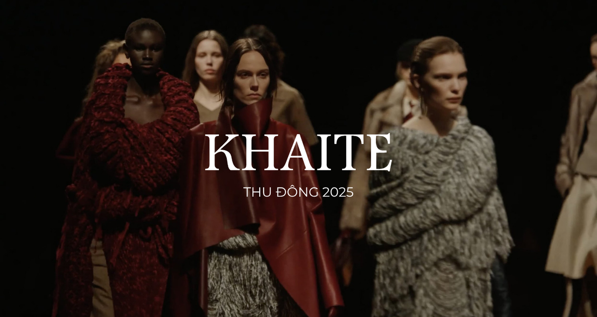 KHAITE THU ĐÔNG 2025: PHÁ VỠ KHUÔN MẪU NGƯỜI PHỤ NỮ NEW YORK
