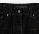 JUN-[ESSENTIAL] BOOTCUT VELVET DENIM PANTS
