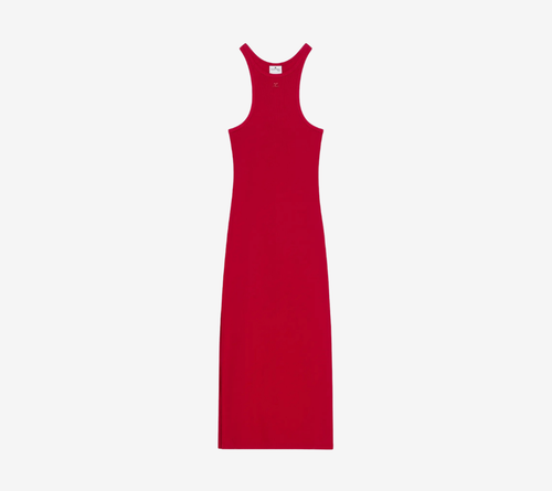 COU-SCUBA 90'S RIB LONG DRESS