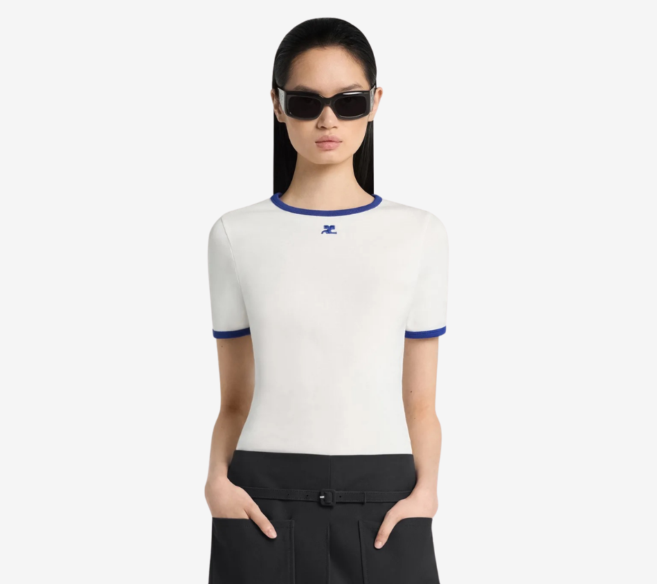 COU-SIGNATURE CONTRAST T-SHIRT
