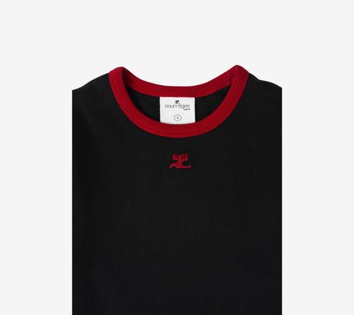 COU-SIGNATURE CONTRAST T-SHIRT