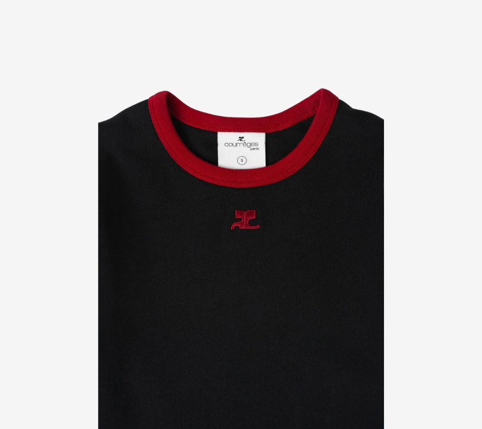 COU-SIGNATURE CONTRAST T-SHIRT