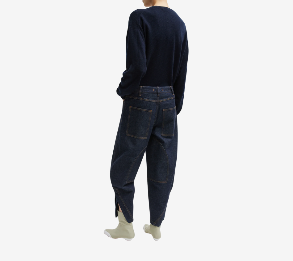 TIB-INDIGO DENIM EARL JEAN