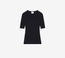 COU-SOLAR LIGHT RIB SS SWEATER