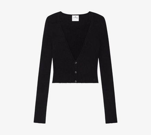 COU-SOLAR LIGHT RIB CARDIGAN