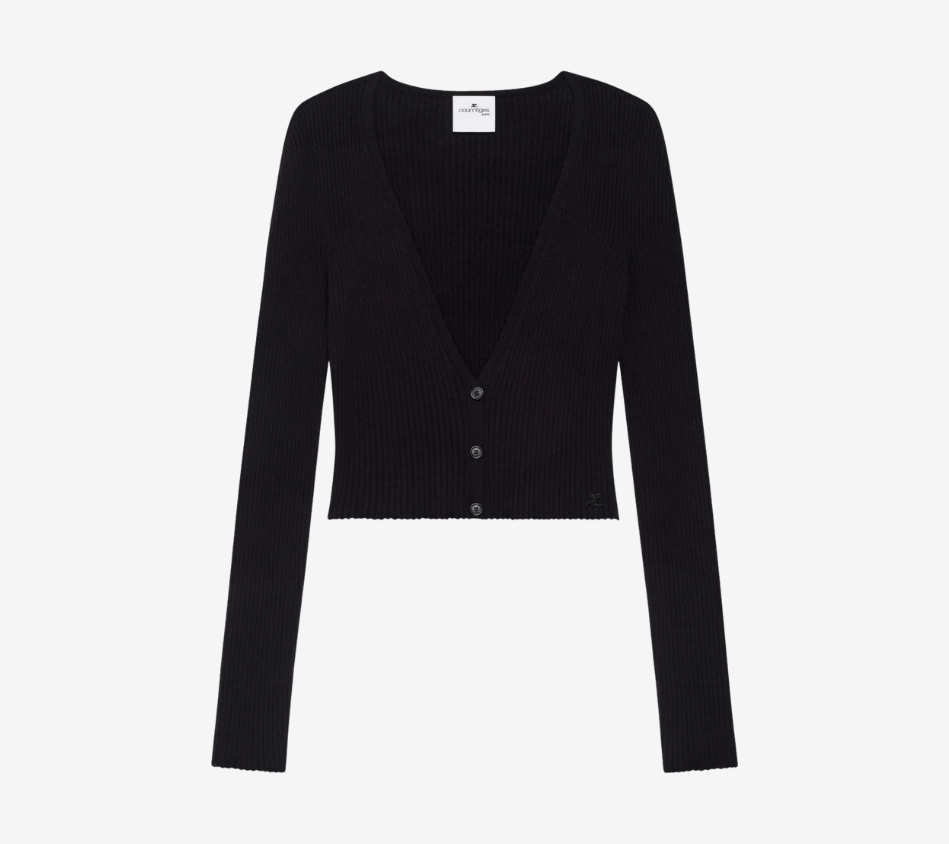 COU-SOLAR LIGHT RIB CARDIGAN
