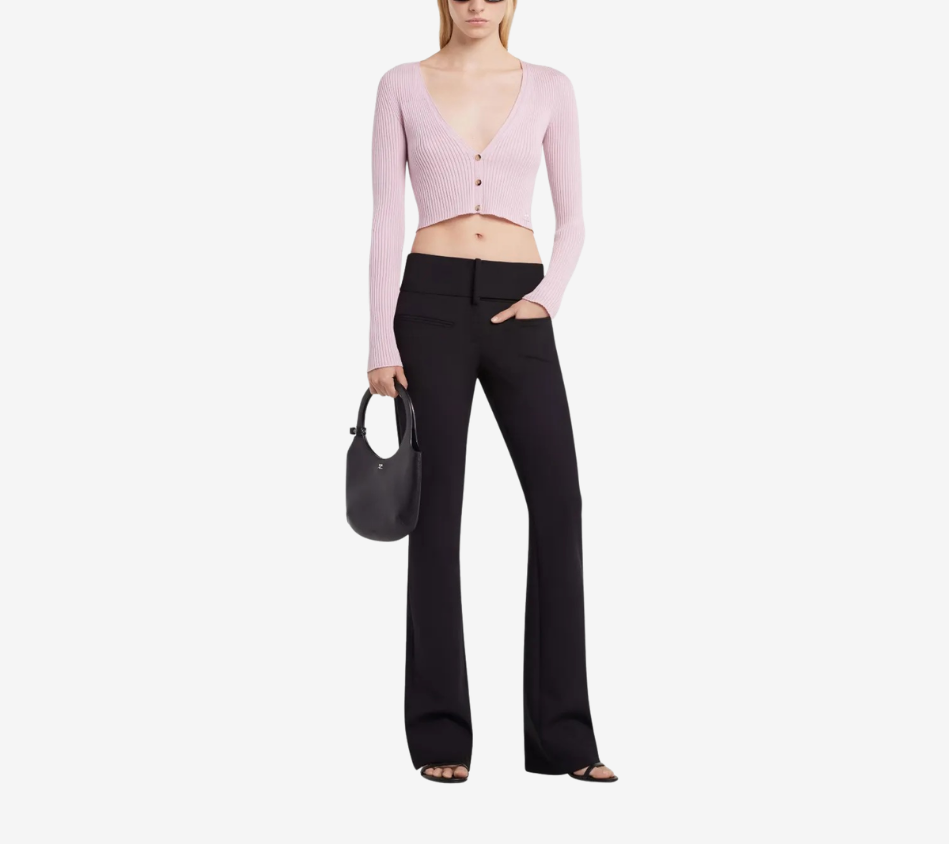 COU-SOLAR LIGHT RIB CARDIGAN