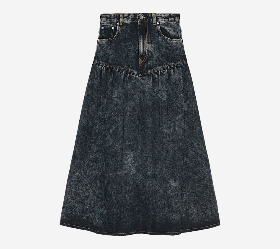CHÂN VÁY DÀI DENIM GAN-LIGHT