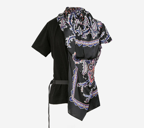 ÁO PHÔNG CHẤT LIỆU JERSEY COTTON VỚI HỌA TIẾT SAC-PAISLEY