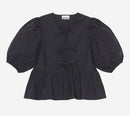 ÁO KIỂU GAN-COTTON POPLIN XÒE VẠT