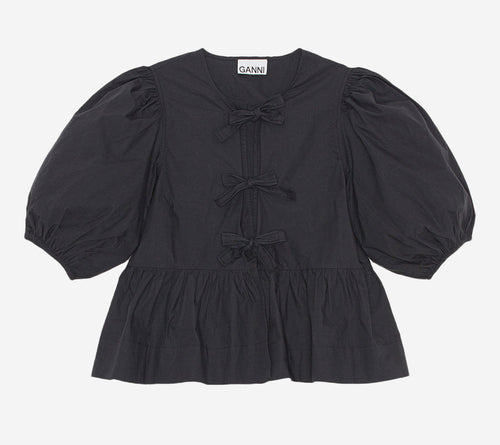 ÁO KIỂU GAN-COTTON POPLIN XÒE VẠT