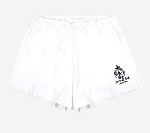 QUẦN SHORT NGUYÊN BỘ THÊU HỌA TIẾT CROWN ĐỘC ĐÁO