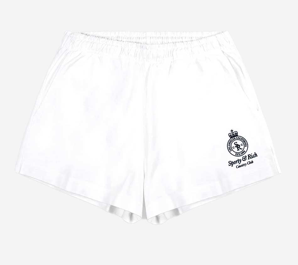 QUẦN SHORT NGUYÊN BỘ THÊU HỌA TIẾT CROWN ĐỘC ĐÁO
