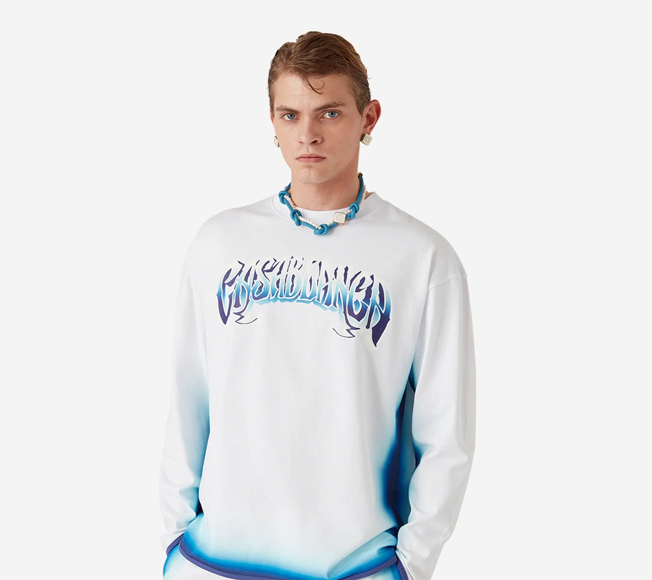 ÁO THUN DÀI TAY CSB-SPRAY DYE LOANG MÀU LOGO PHAI MÀU