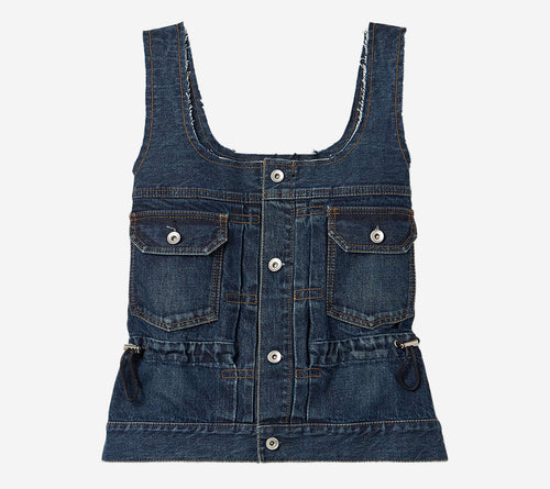 ÁO HAI DÂY DENIM SAC