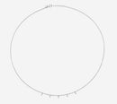 BRT-NECKLACE WHITE MULTISOLITAIRE WHITE Mã sê-ri AAB41674 Trọng lượng tịnh vàng 1,97 g