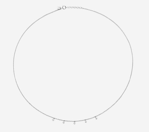 BRT-NECKLACE WHITE MULTISOLITAIRE WHITE Mã sê-ri AAB41674 Trọng lượng tịnh vàng 1,97 g