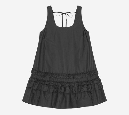 VÁY NGẮN CHỮ U GAN-COTTON POPLIN