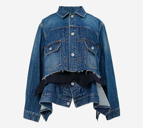 ÁO KHOÁC SAC-DENIM X VẢI MELTON LEN