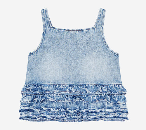 ÁO JEANS GAN-SOFT CÓ BÈO NHÚN
