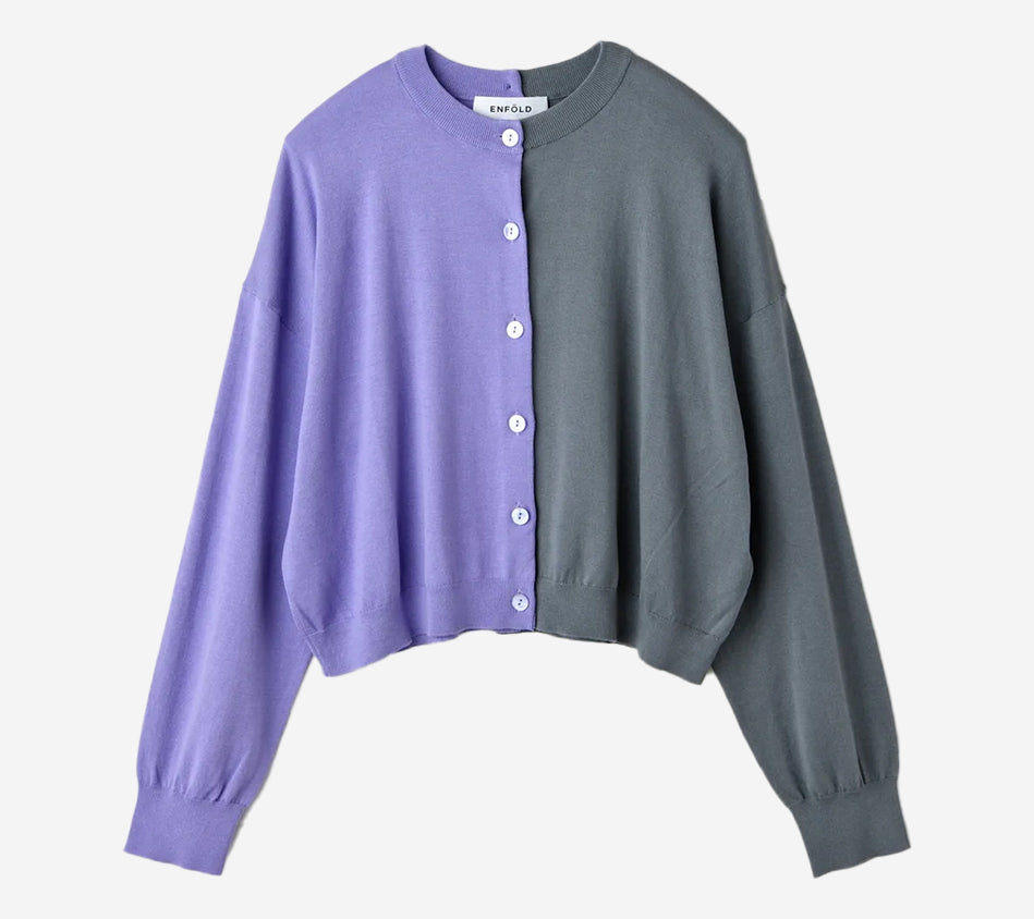 ÁO KHOÁC CARDIGAN ENF-BICOLOR
