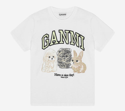 ÁO PHÔNG GAN-BASIC COTTON JERSEY HỌA TIẾT ĐỘNG VẬT PHOM RỘNG