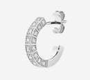 BRT-EARRING LINEA HOOP FULL DIAMOND WHITE Mã số AAB32567 Trọng lượng vàng ròng 2,3 g