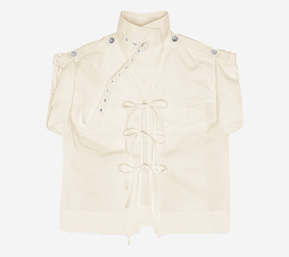 ÁO KIỂU CỔ ĐỔ CHẤT LIỆU COTTON CO GIÃN GAN