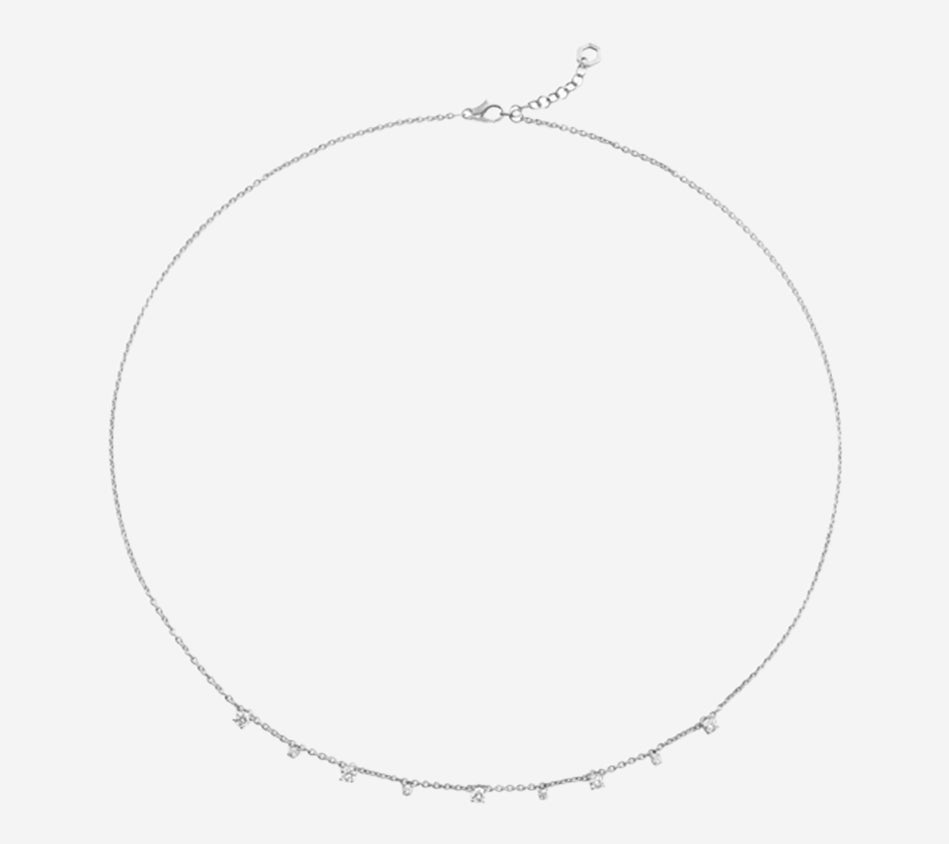 BRT-NECKLACE MULTISOLITAIRE W Số seri AAB49603 Vàng Khối lượng tịnh 3,5 g