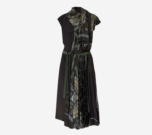 ÁO KHOÁC VEST X ĐẦM HOẠ TIẾT HOA VĂN PAISLEY