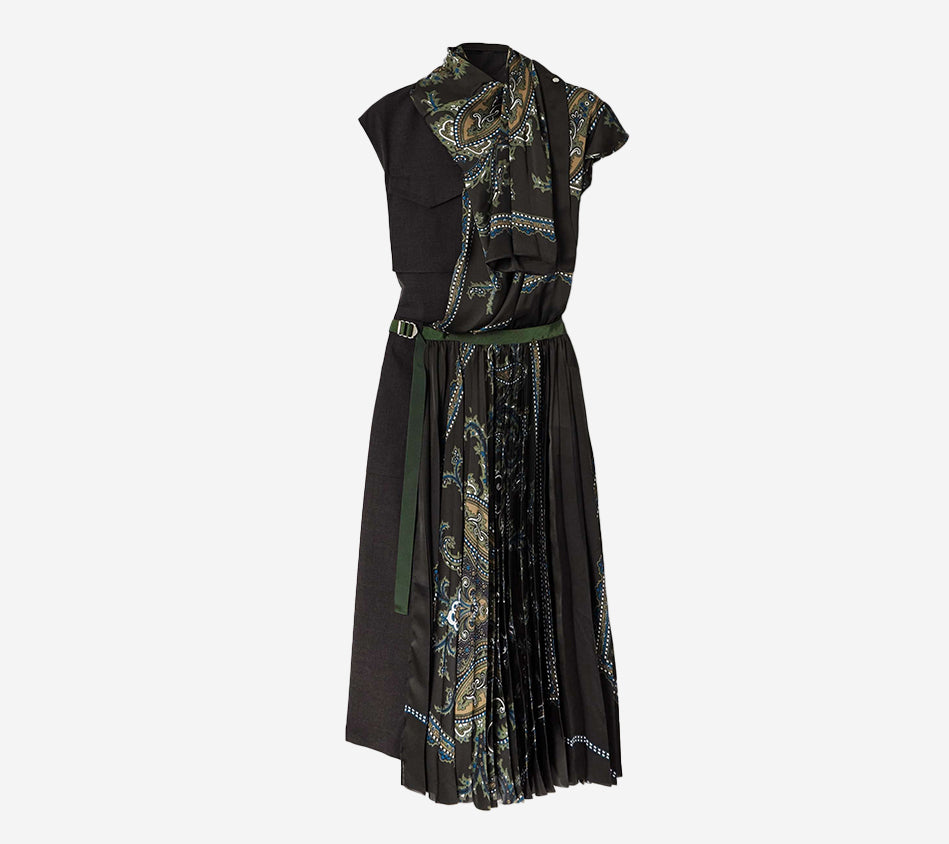ÁO KHOÁC VEST X ĐẦM HOẠ TIẾT HOA VĂN PAISLEY