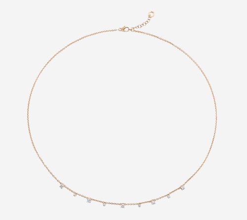 BRT-NECKLACE MULTISOLITAIRE Y Số sê-ri AAB54175 Trọng lượng vàng ròng 3,98 g
