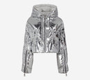 KRJ-CROP ICONIC MILANO IN SILVER MIRROR