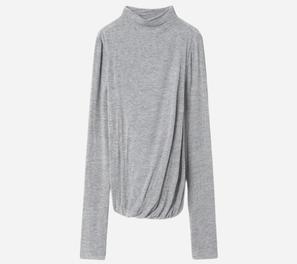 JUN-[ESSENTIAL] WAIST TWIST LONG SLEEVE T-SHIRTS