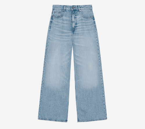 QUẦN JEANS GAN-SOFT RỘNG PHOM BAGGY VẢI DENIM CỨNG CÁP