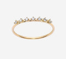 BRT-RING TRẮNG SOLITAIRE DÀI VÀNG Số sê-ri AAB34571 Trọng lượng vàng ròng 0,9 g