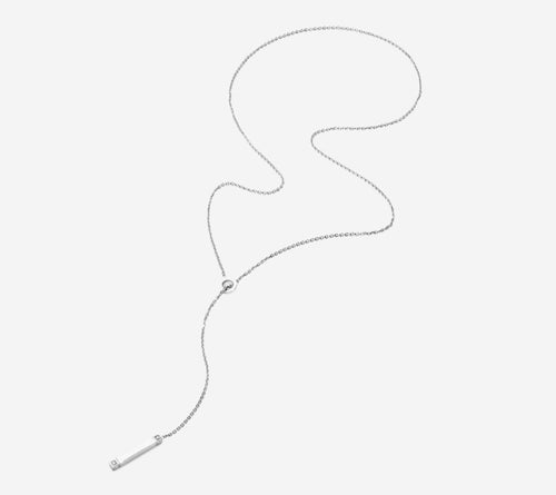 DÂY CHUYỀN BRT-NECKLACE LARIAT LINEA FINE (TRẮNG) Số sê-ri AAB38667 Khối lượng vàng thực 5,38 g