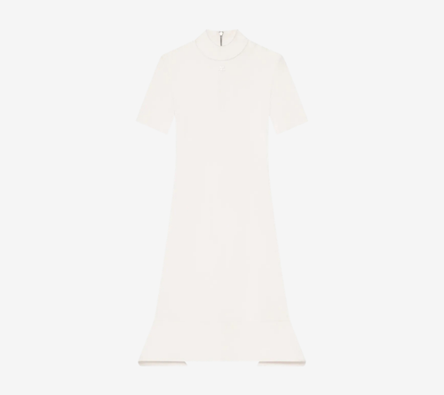 COU-SCUBA CREPE KNIT DRESS