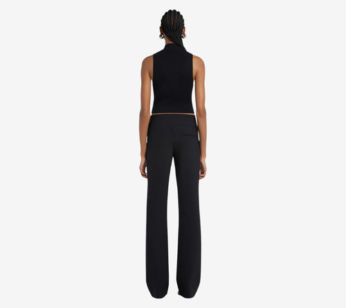 COU-MOCKNECK LIGHT RIB TOP