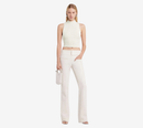 COU-MOCKNECK LIGHT RIB TOP