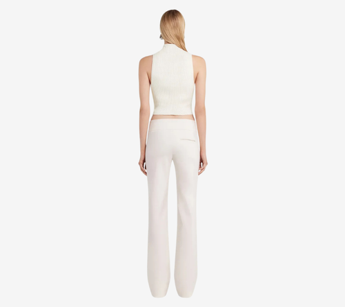 COU-MOCKNECK LIGHT RIB TOP