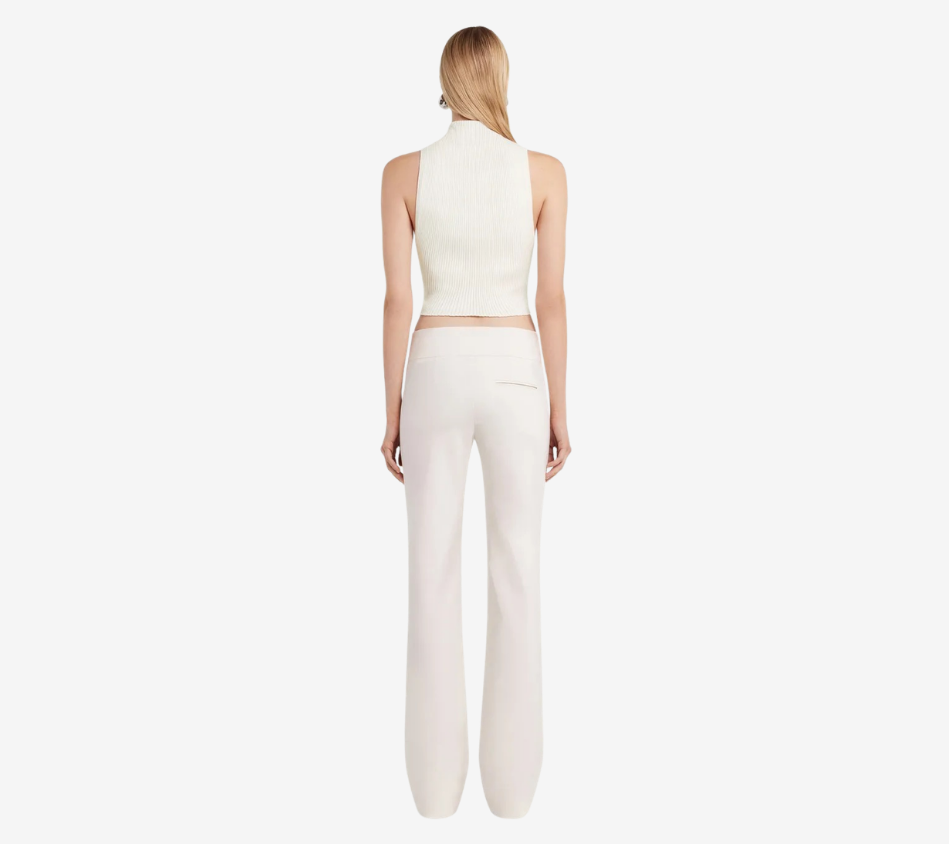 COU-MOCKNECK LIGHT RIB TOP