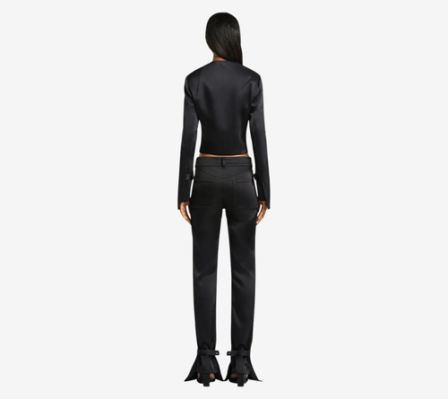 COU-OBLIQUE SATIN TAILORED JACKET