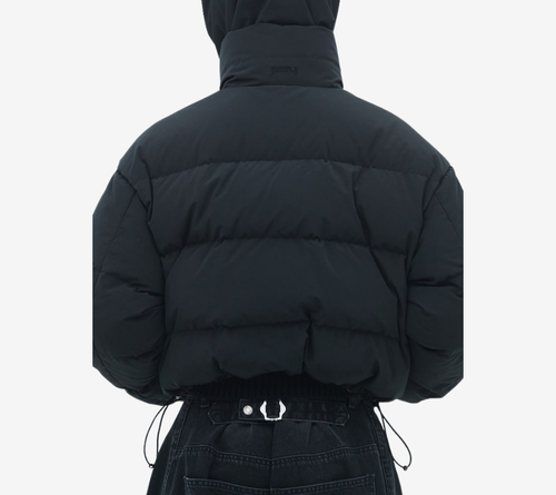 JUN-REVERSIBLE CROP DOWN JUMPER