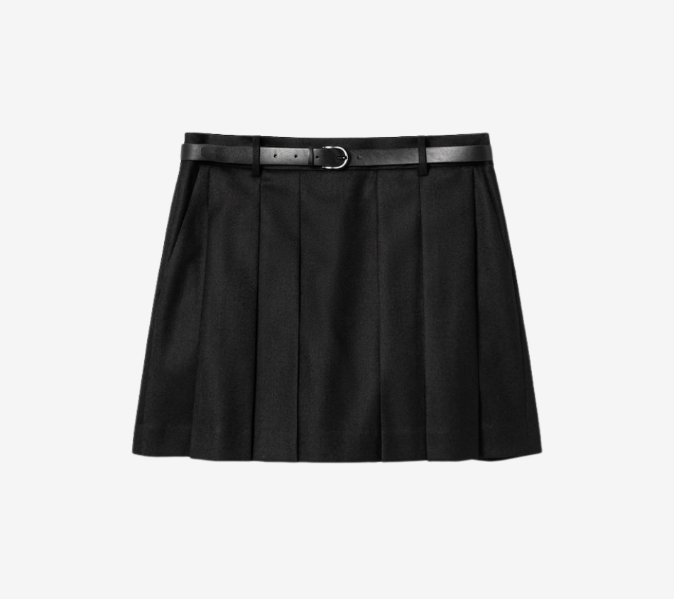 JUN-PLEATED CULOTTES SHORTS