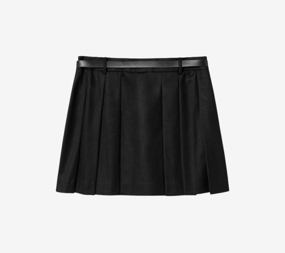 JUN-PLEATED CULOTTES SHORTS