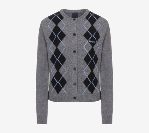 JUN-ARGYLE PATTERN CARDIGAN