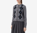 JUN-ARGYLE PATTERN CARDIGAN