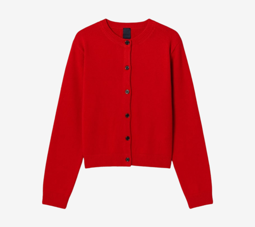 JUN-ROUND NECK CARDIGAN