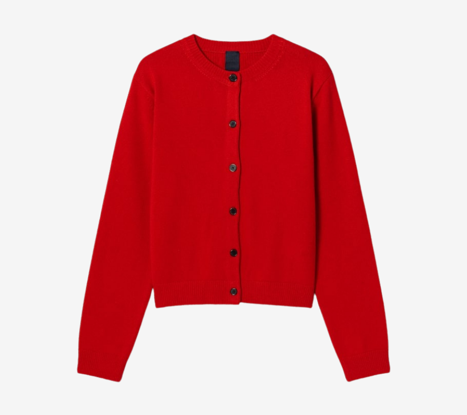 JUN-ROUND NECK CARDIGAN